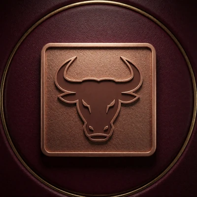 Bronzenes Stier-Emblem als Wappen der VIP-Stufe Novata bei Casina Casino